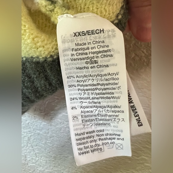 Madewell Striped Fulton Pullover Sweater XXS - Picture 6 of 8